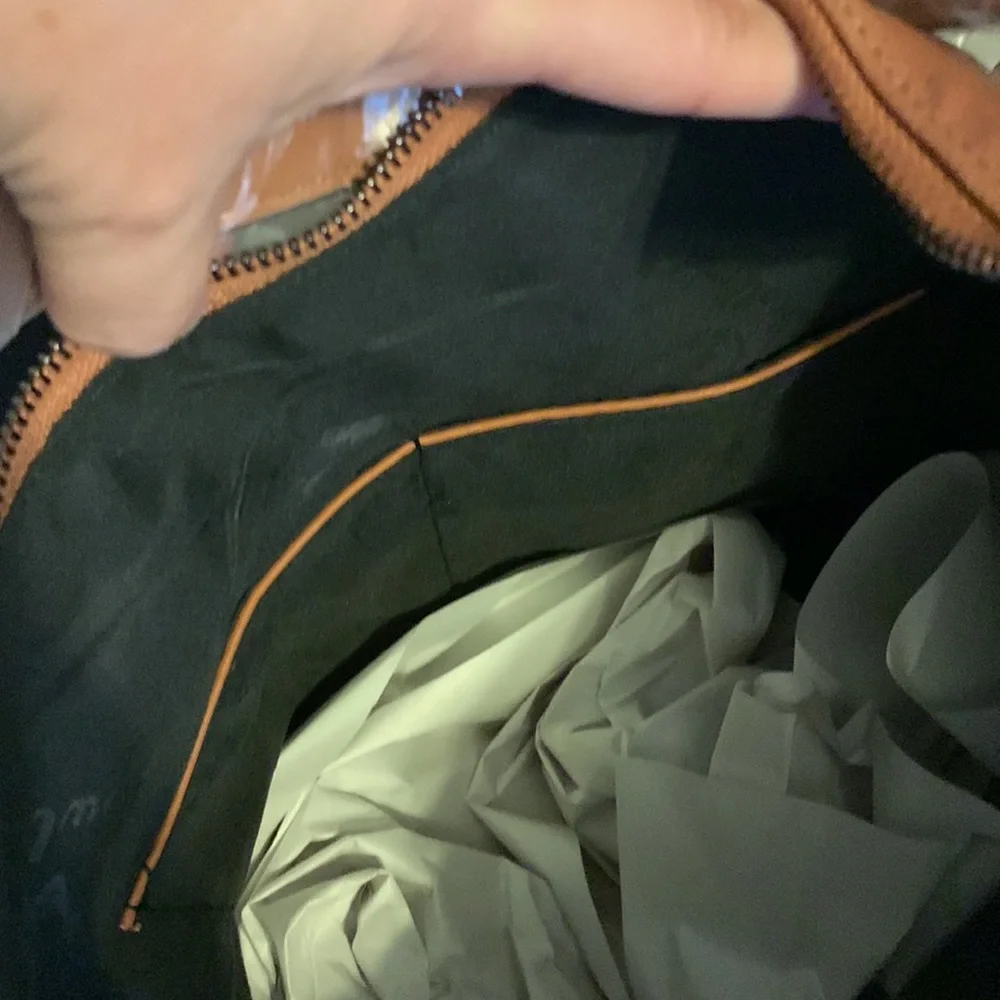 Mellow World Marion Cognac Studded Hobo Bag